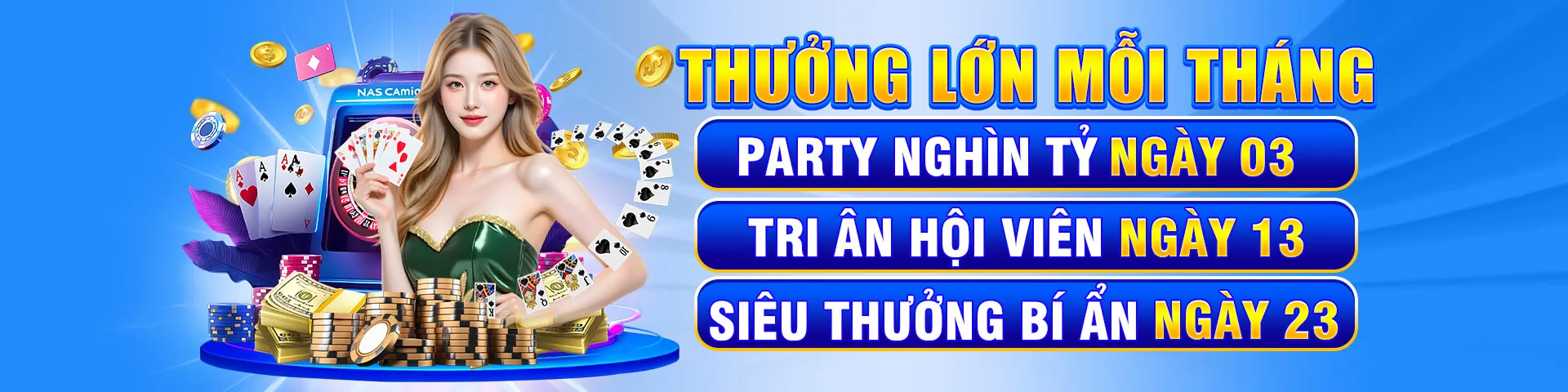 Sảnh sòng bạc trực tuyến hiện đại của vnd789